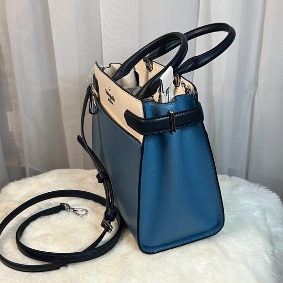 New Kate Spade Staci Medium Satchel Saffiano Leather Niagara Multi - Picture 9 of 15